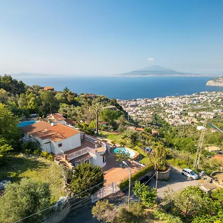 Giu Giu Vista Mare Con Piscina A Półwysep Sorrentyński