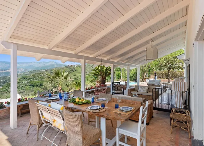 Βίλα Giu Giu Vista Mare Con Piscina A Σορέντο